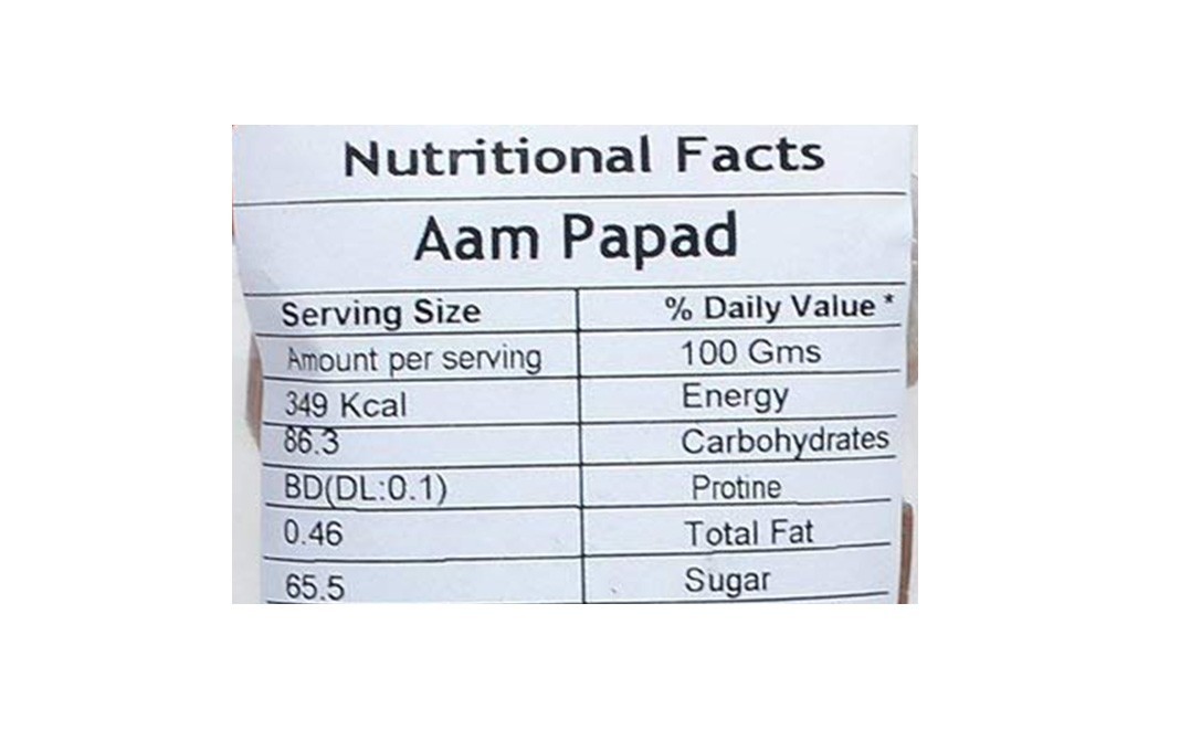 Leeve Dry fruits Aam Papad    Pack  200 grams